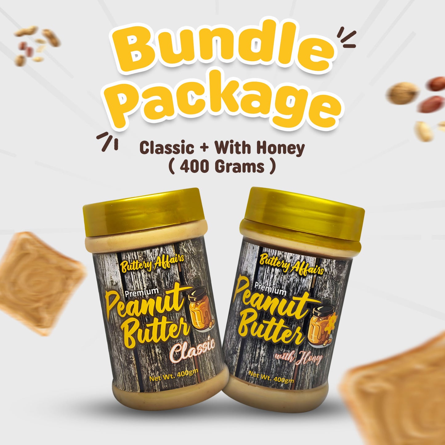 Classic + With Honey - Pack of 2 - 400GM Bundle