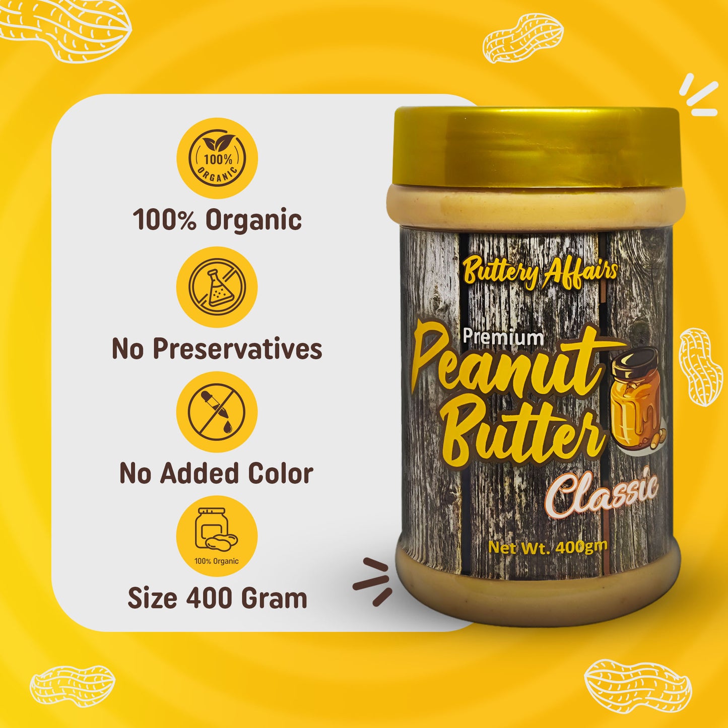 Classic + With Honey - Pack of 2 - 400GM Bundle
