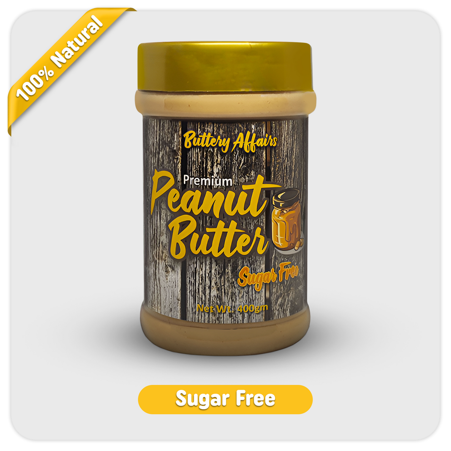 Peanut Butter Sugar Free - 400GM